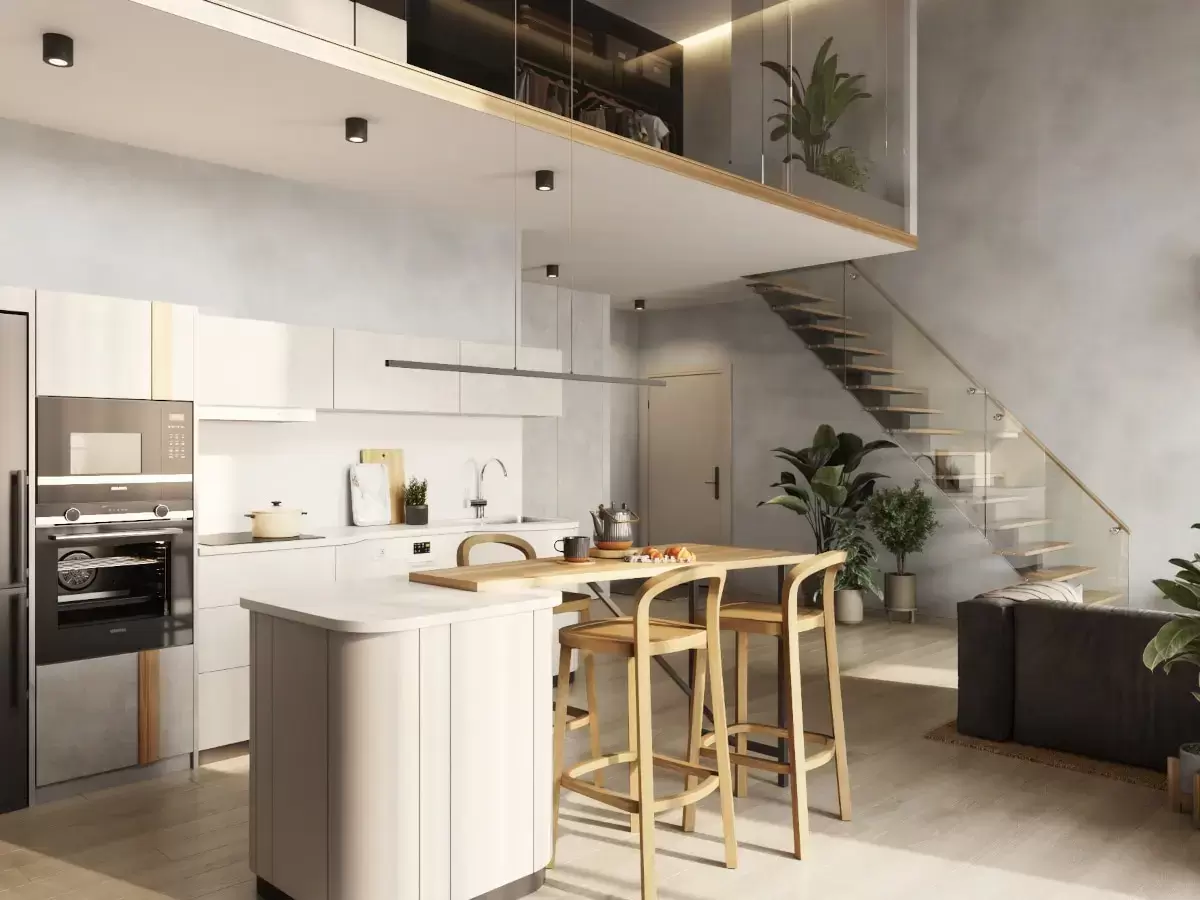 eQ Residences - 1-bedroom apartment - Pointe aux Cannoniers - G+2 - For Sale