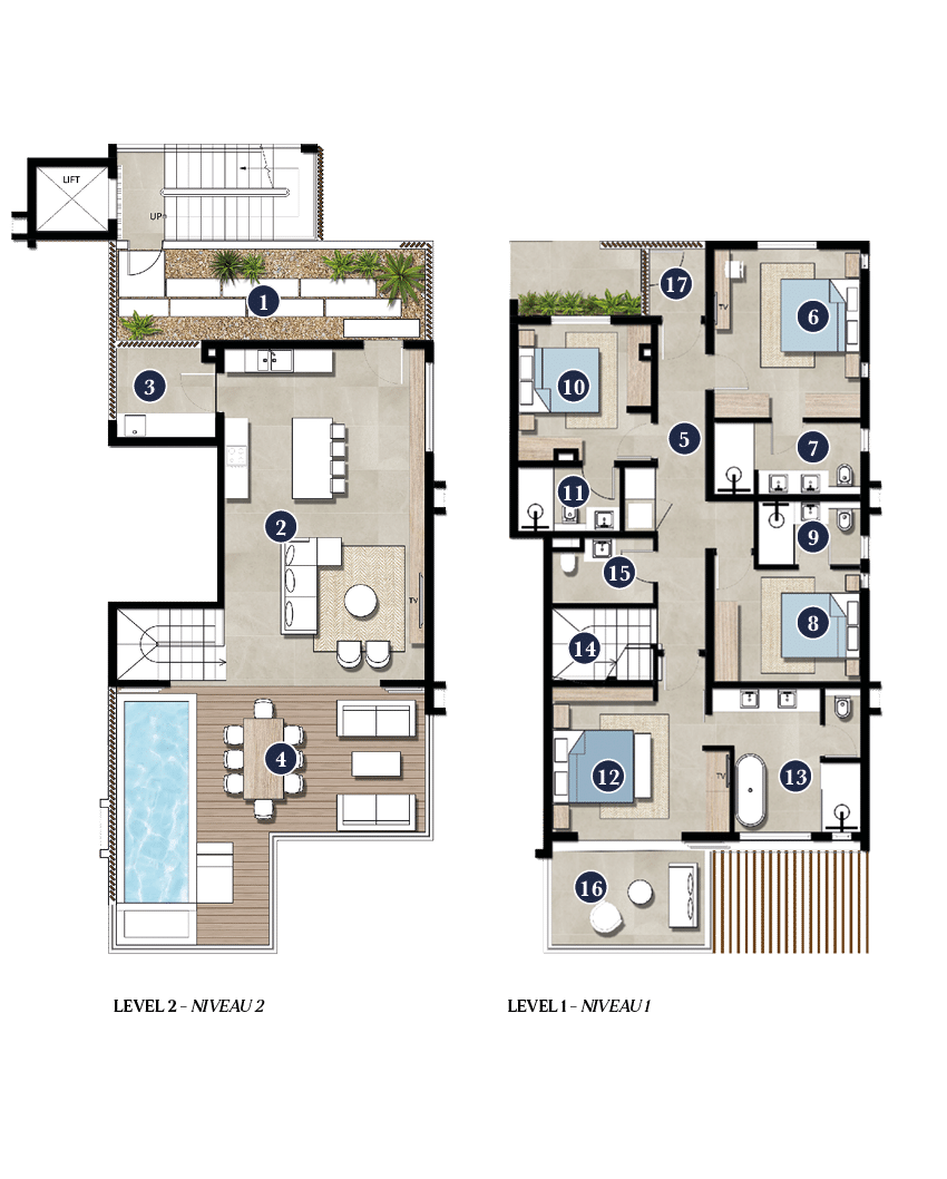 4-bedroom Penthouse Blocks 2 & 6